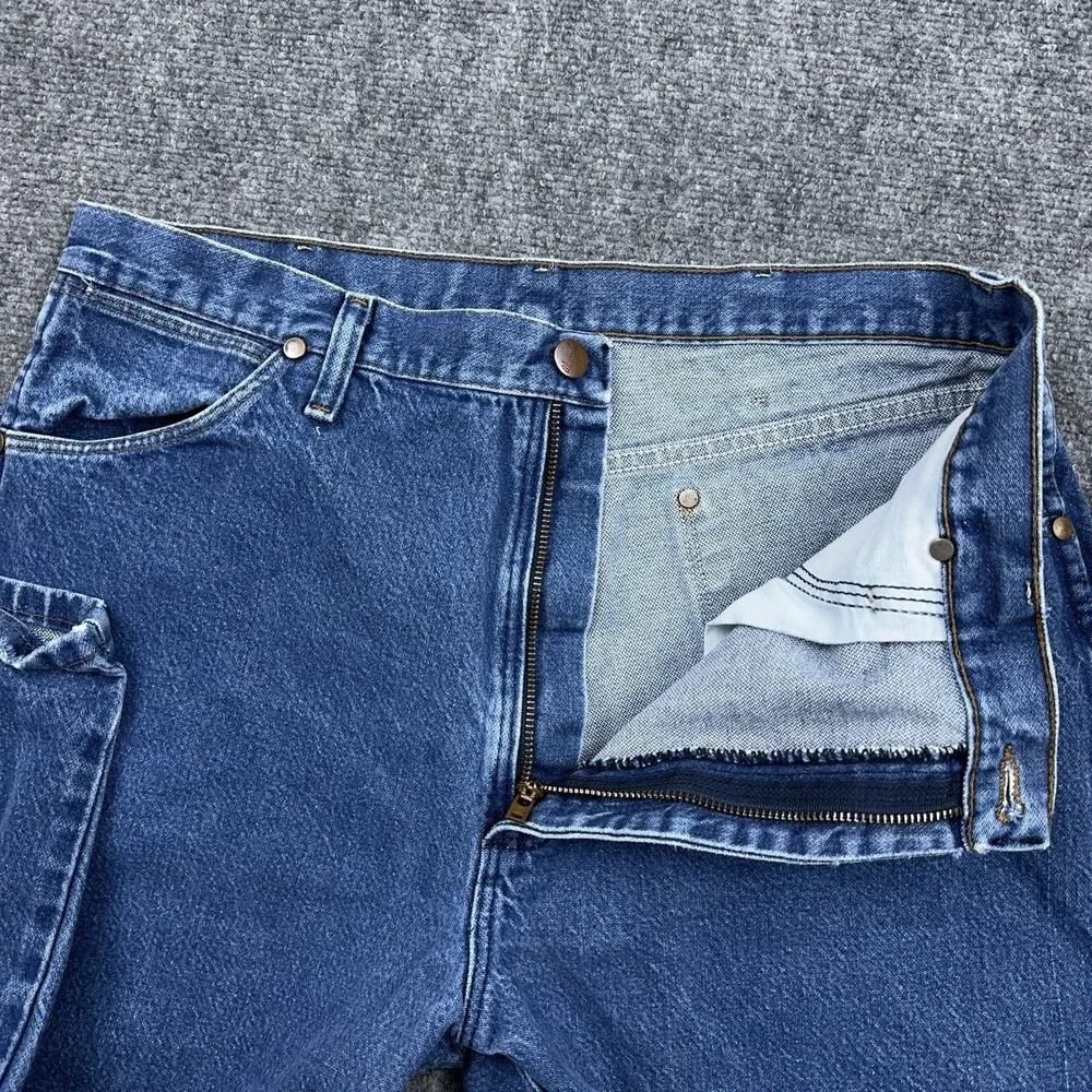 Wrangler Cowboy Cut Jeans Men 36x32 FITS 34x32 Original‎ Fit 100% Cotton 13MWZPW